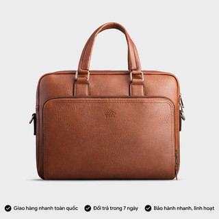 Cặp Công Sở Lata (Thời trang nam basic đựng laptop 13.3 inch - Cặp da CA32)
