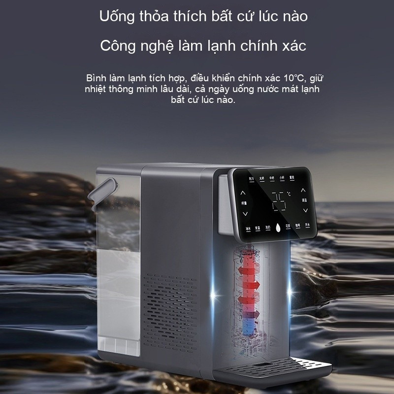 F1-C1-newMáy lọc nước gắn tường. Máy lọc nước màn hình lớn để lọc nước nhanh chóng và uống trực tiếp