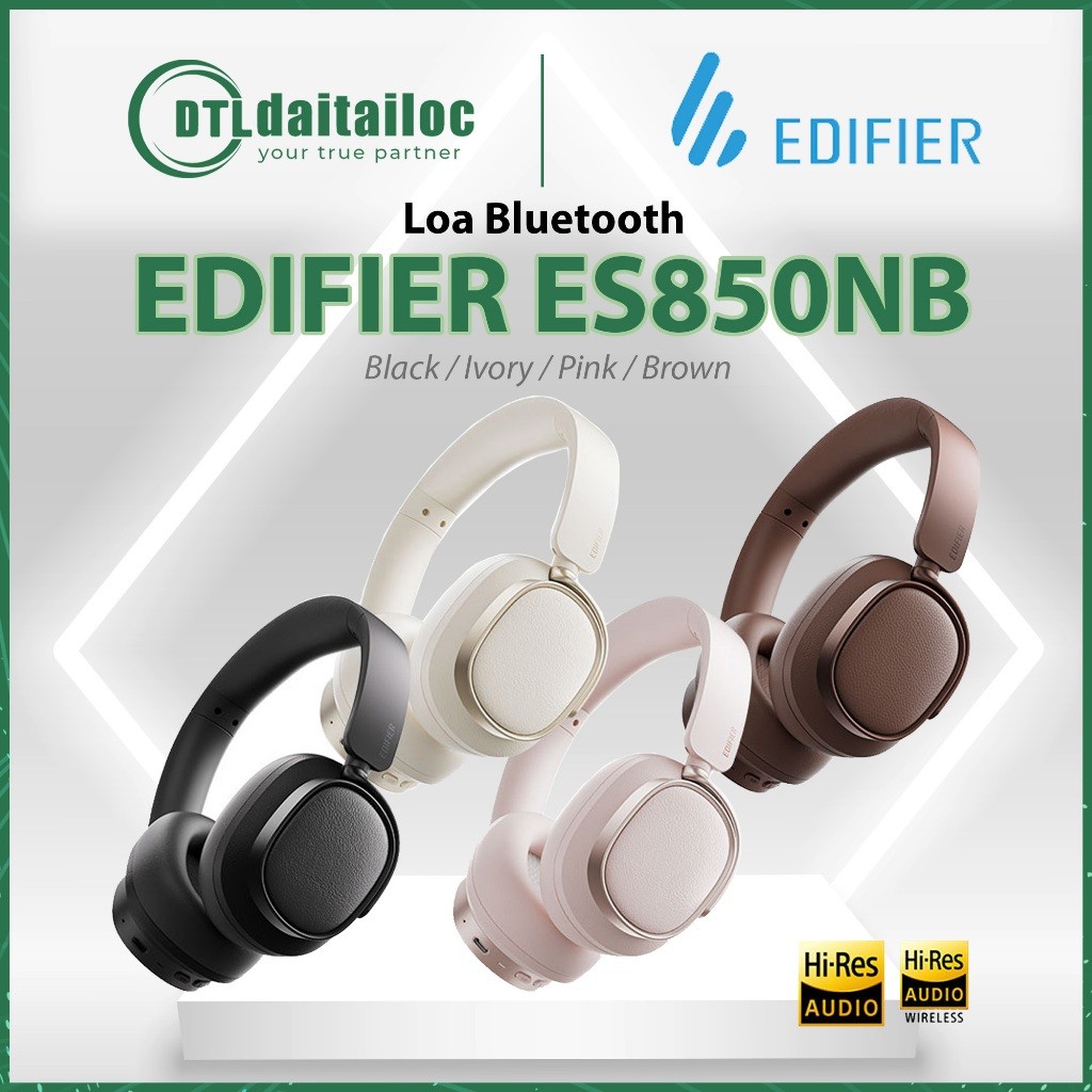 Tai nghe Bluetooth EDIFIER ES850NB Black / Ivory / Pink / Brown | Chính Hãng | Bảo hành 12 tháng + Q