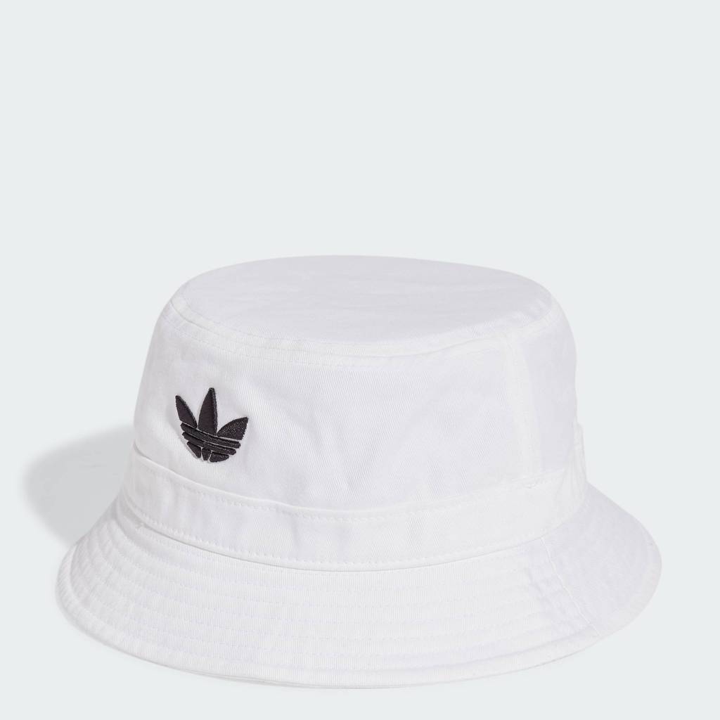 adidas Lifestyle Adicolor Trefoil Bucket Hat Unisex White JC6044