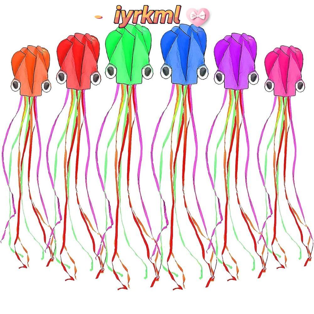 IYRKML Diều, Orange DIY Toy Octopus Diều, 4m Giant Good Flying Beach Diều Garden