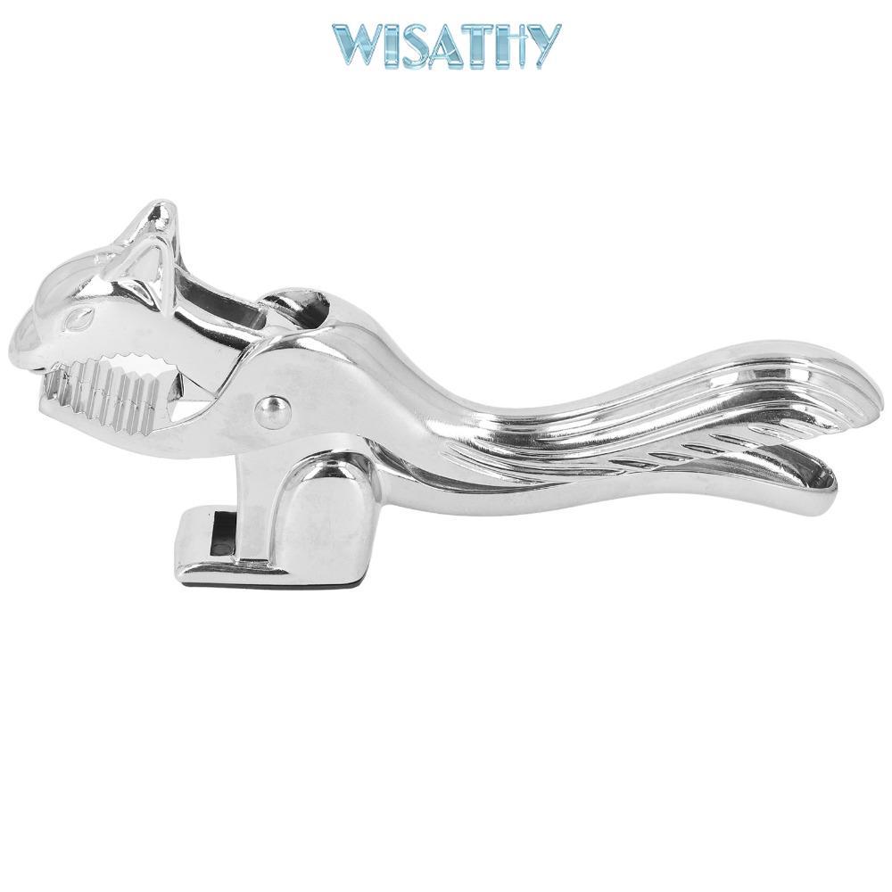 WISHY Nut Crackers, Kẹp Cracker cầm tay hình con sóc, Sheller Dụng cụ hạt dẻ bạc hiệu quả di động Hạ