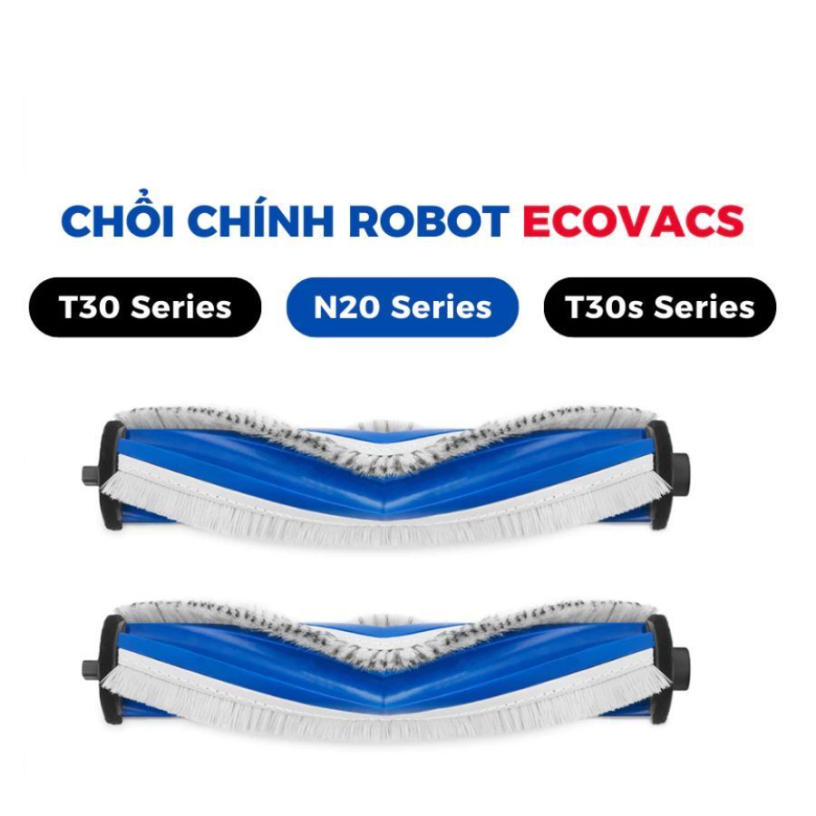 Chổi chính robot hút bụi Ecovacs T30 T30 pro max T30s N20 N20 Pro _ Phụ kiện thay thế