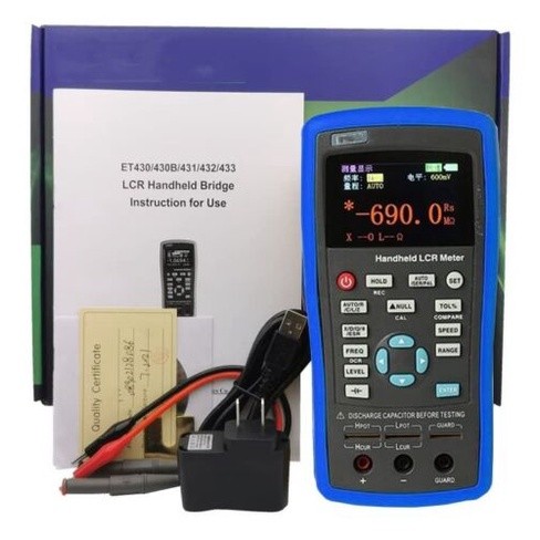 Digital LCR Meter Inductance Resistance Capacitance Tester L C R Z X D Q ESR