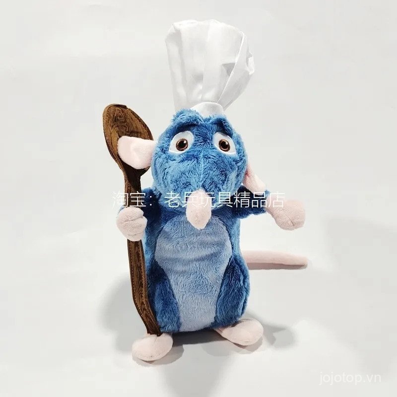 Disney Chuột Mới Ratatouille Remy Sang Trọng Kawaii Bánh Mì Mũ Anime Plushie Thú Nhồi Bông Đáng Yêu 