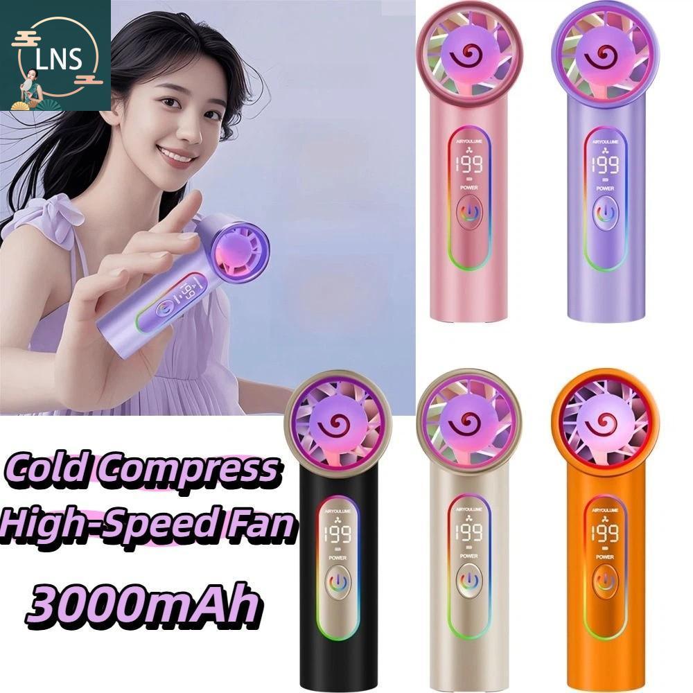 CRAFTYCORNER 100 tốc độ​ Turbo Jet​ Gió siêu mạnh​ tích điện​ Quạt cầm tay mini​