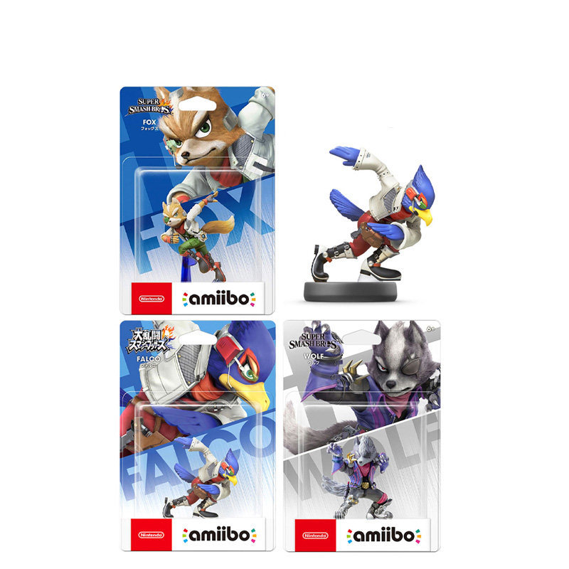Nintendo amiibo Smash Bros. Falke Star Firefox cáo Voluff sói