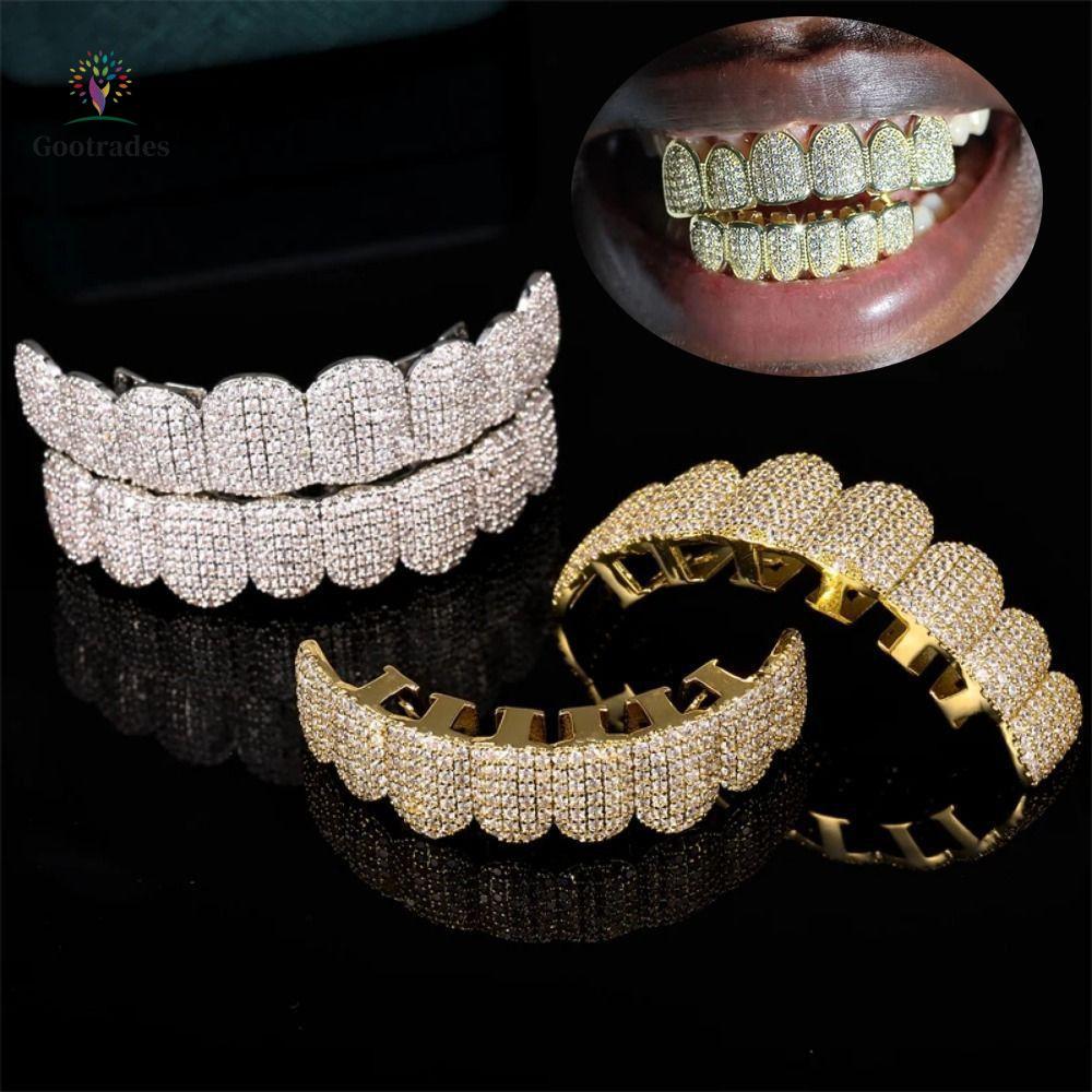 Grillz Hiphop đính đá thời trang cho nữ - Có thể tháo lắp dễ dàng
