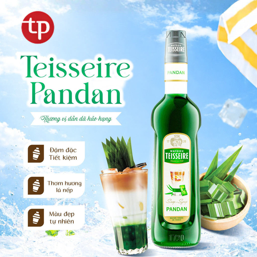 Teisseire Syrup PANDAN 70cl