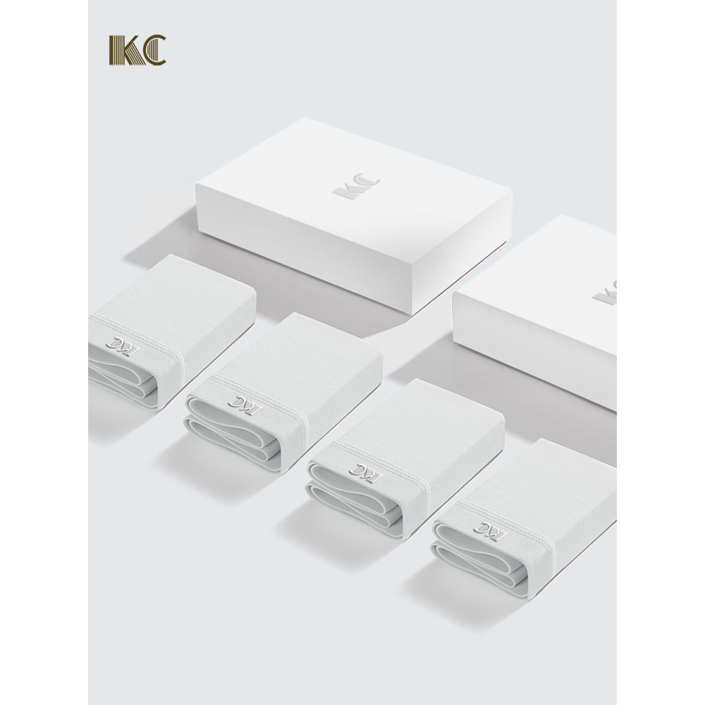 KC Kháng Khuẩn Quần Lót Nam Kháng Khuẩn Quần Lót Trắng Quần Lót Nam Cotton Nguyên Chất Boxer Quần Đù
