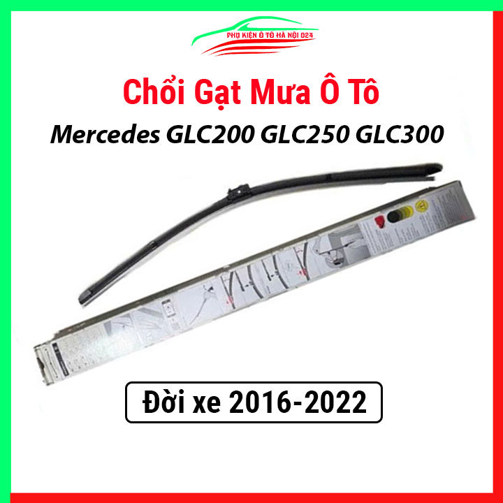 Bộ 2 Chổi Gạt Mưa Ô Tô Silicon Theo Xe Mercedes GLC200 GLC250 GLC300 GLC 200 250 300 2016-2022