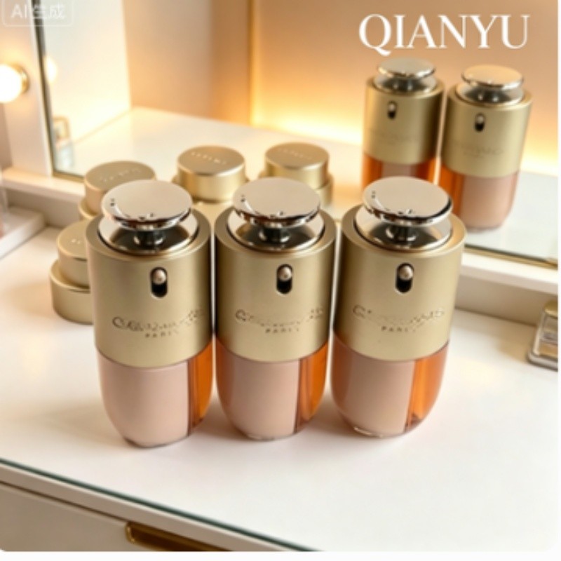 [QIANYU] The Night More Beautiful Pseudo-Face Handy Tool Double Essence Liquid Foundation 30ml Nhẹ t