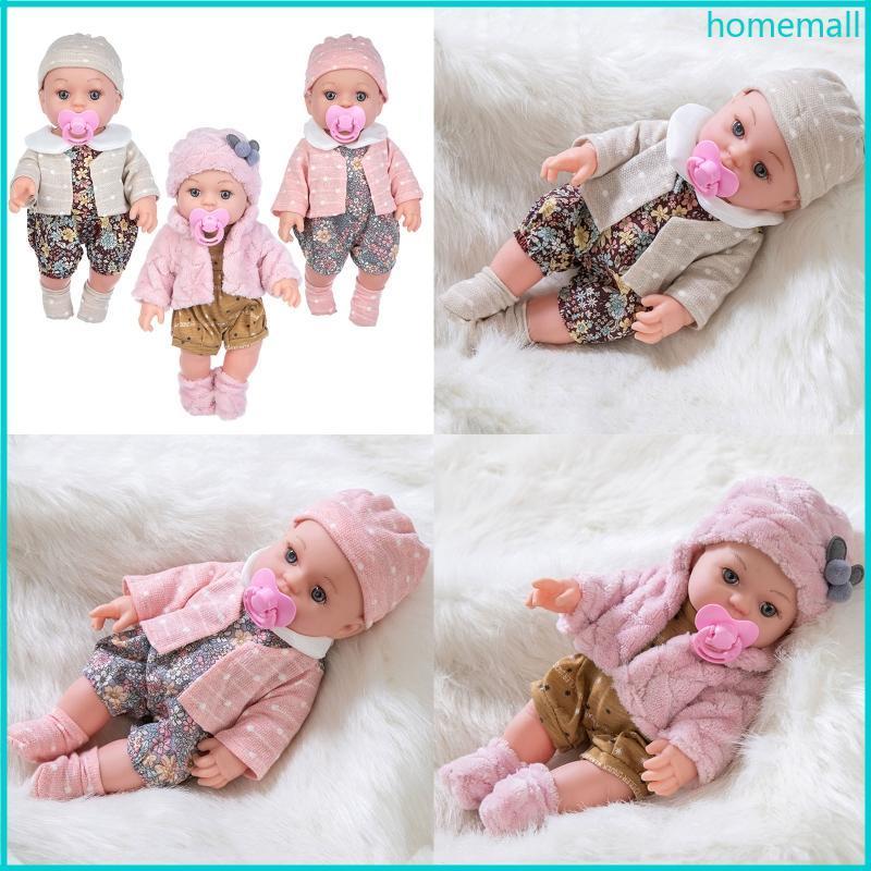 HO 12in Búp Bê Bé Thực Tế Sơ Sinh Búp Bê Mô Phỏng Bé Gái Handmade Đồ Chơi Phụ Kiện Cho Trẻ Em Bộ Sưu