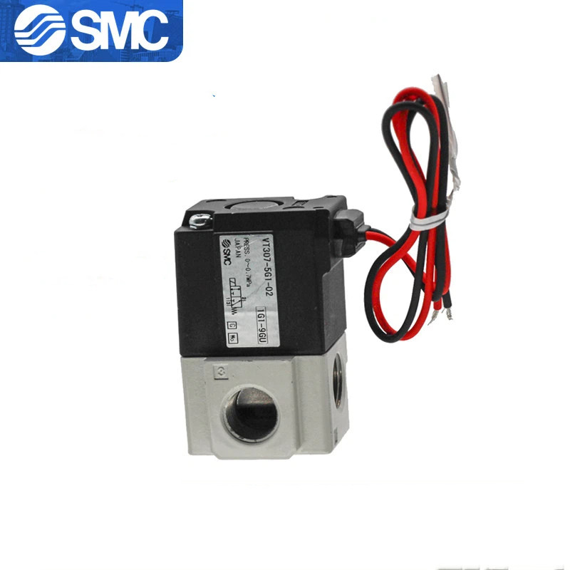 Van điện từ ba chiều hai chiều SMC VT307 / VT307V-5G1-01 / 4G1 / 5G1 / 5D1 / 3D1-02-01