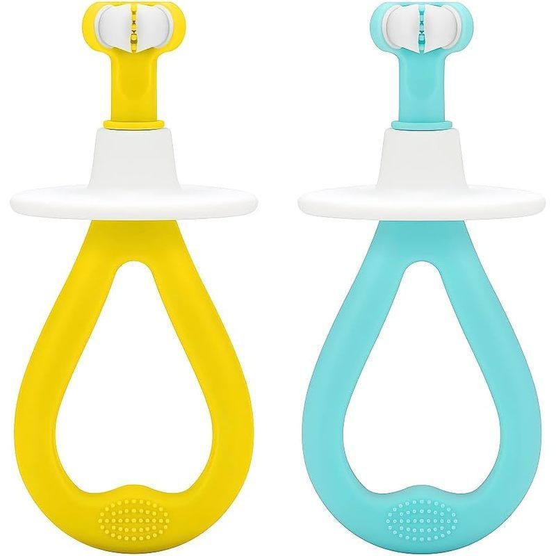 Finger Toothbrush for Toddlers 1-3,Finger Toddler Toothbrush Age 2-4,Newborns Silicone Toothbrushes,