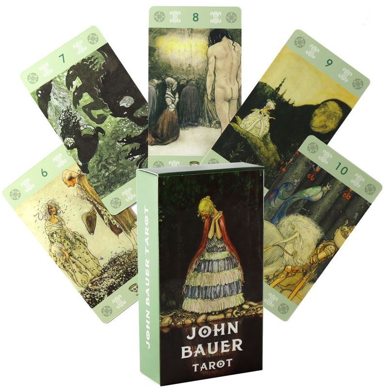 John Bauer Tarot John Bauer Tarot 78 Thẻ Werther Series Full English Card Board Game P042907260