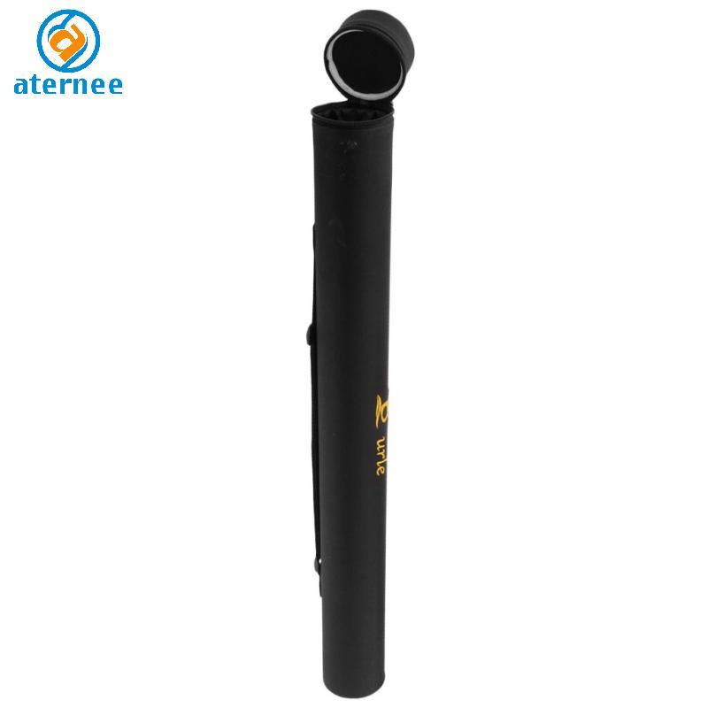 Aternee Fly Fishing Rod Tube 65cm / 75cm / 85cm Black Fly Rod Hard Case dành cho người lớn Thanh niê