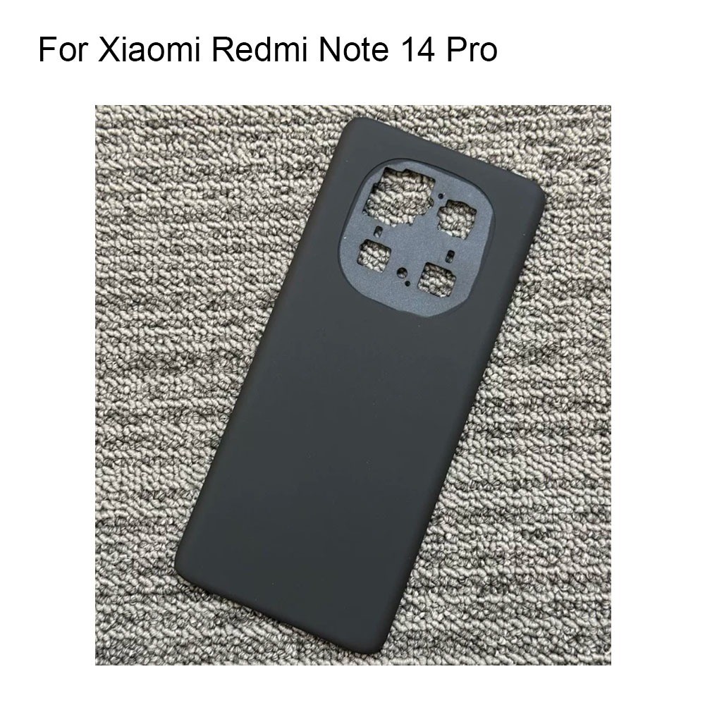100% Pin Mới Sau Nắp Cửa Nhà Ở Cho Xiaomi Redmi Note 14 Pro + Ốp điện thoại Pin Redmi Note 14 Pro Pl