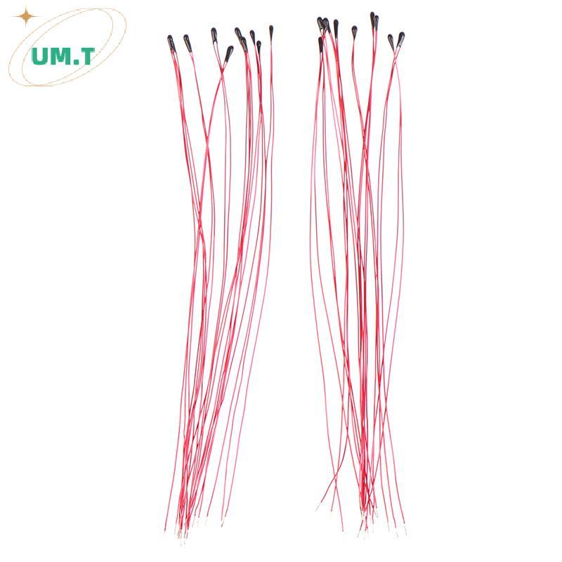 UM.T 10 CÁI Điện trở nhiệt điện trở NTC MF52B 10K 100K Dây đeo đầu dò B3470 B3380 B3950 B3435 B 4250