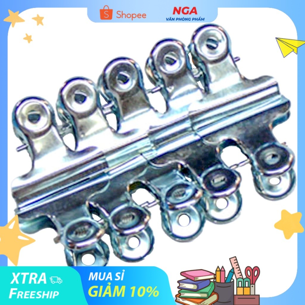 [MUA SỈ GIẢM 10%] Kẹp sắt, kẹp nhỏ (3,8cm), (10 cái/bịch)
