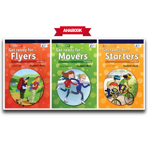 Aha - Sách tiếng anh - Trọn bộ Get Ready For ( Movers + Starters + Flyers) 2nd Edition -Sách màu