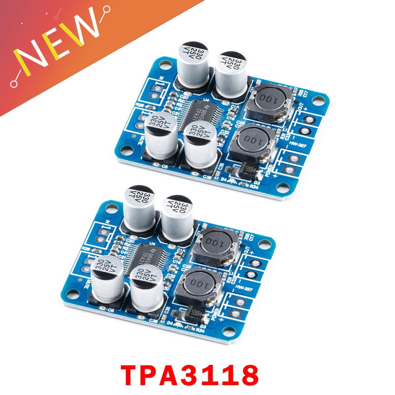 2 Cái / 1 PC TPA3118 60W PBTL Mono Công Suất Kỹ Thuật Số Bảng Khuếch Đại Âm Thanh Mô Đun DC 8V-24V 1