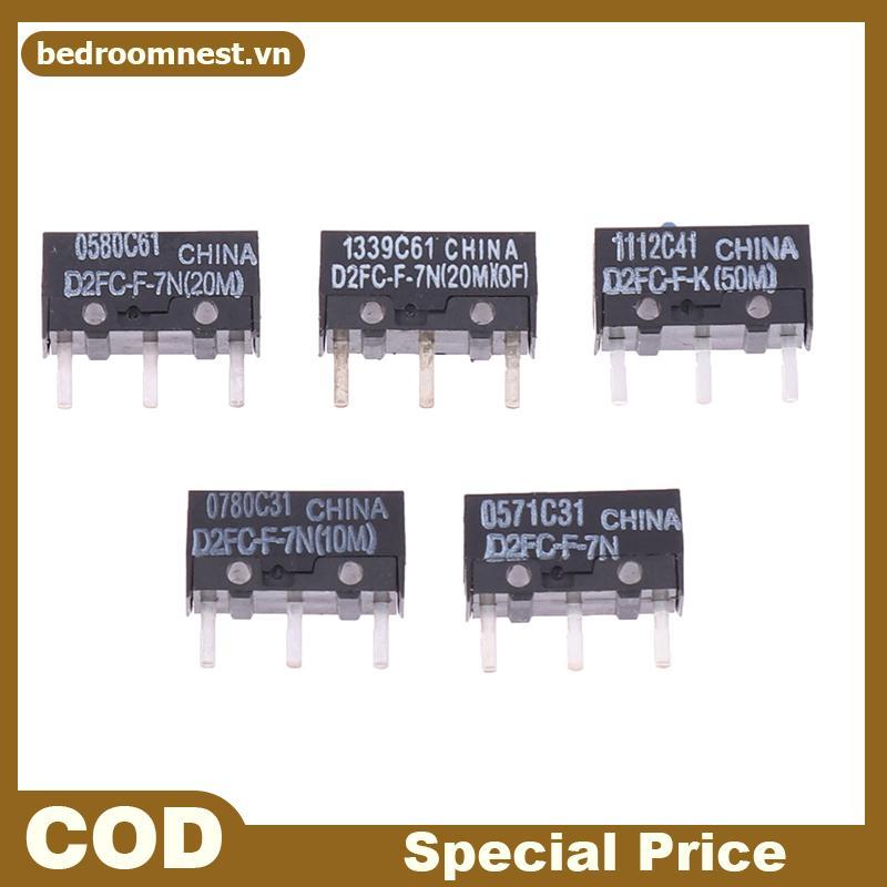 BEDROOM 2 Chiếc Chuột Micro Switch D2FC-F-7N 10M 20M D2FC-F-K (50M) -RZ D2F D2F-01 D2F-01F D2F-L D2F