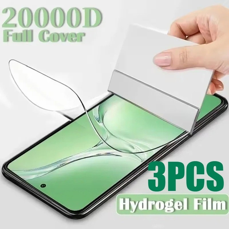 3 Bộ Phim Hydrogel Mềm Chống Trầy Xước Cho Tecno Pop Pouvoir 3 5 5X 6 7 8 9 LTE Plus Pro 4G 5G Chống