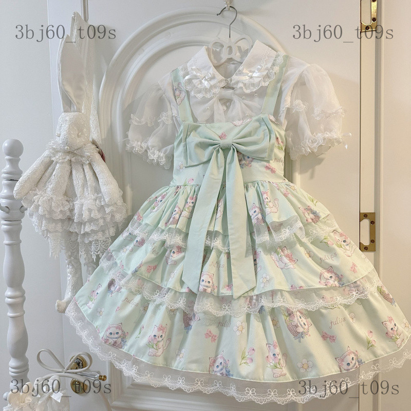 Váy Lolita Bản gốc của Sweetheart Palace Lolita【Đảo Xuân】Chính Hãng Phong cách nữ tính dễ thương jsk