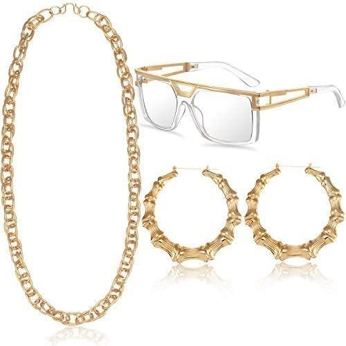 GEJOY 90 Phụ Kiện Nữ Phù Hợp Với 80 Trang Phục Hip Hop Trang Phục Phù Hợp Với Trường Cũ Raptor Dây V