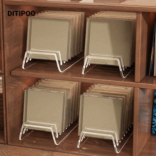 Kệ trưng bày CD DITIPOO, Giá đỡ điện thoại Acrylic trong suốt đa năng, Lưới 6 / 8 cao cấp Thiết kế nhiều khe chắc chắn Giá đỡ điện thoại Ký túc xá