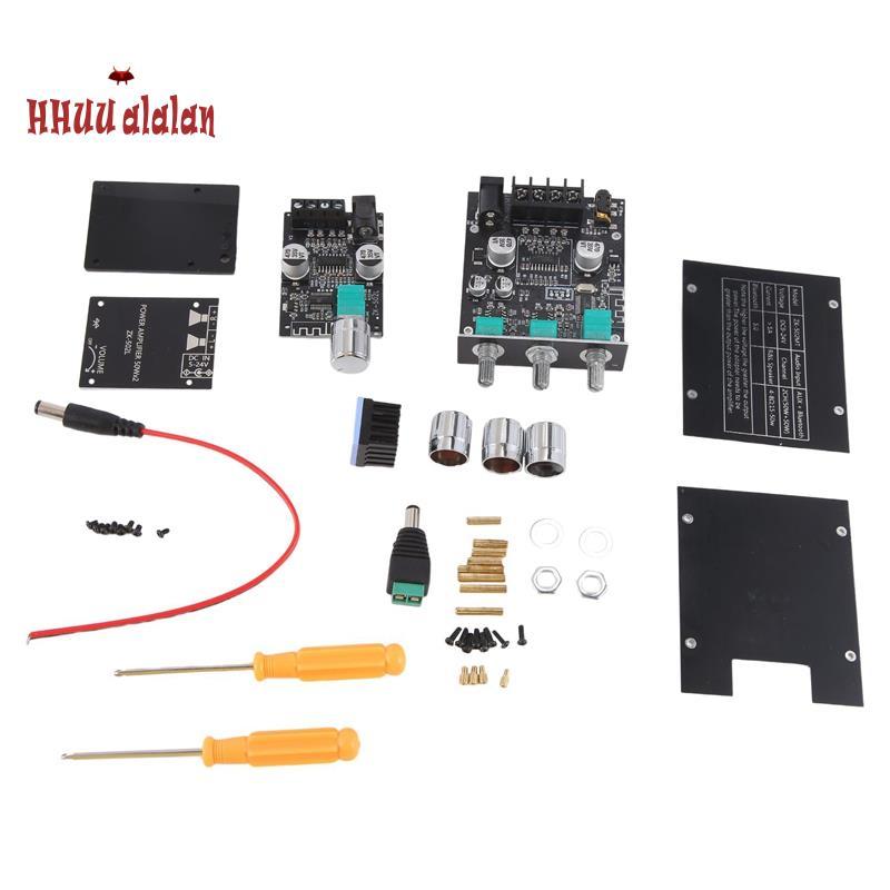 -502MT 502L Bảng khuếch đại Bluetooth 2.0 kênh Bộ khuếch đại âm thanh nổi công suất cao 2x50W AMP âm