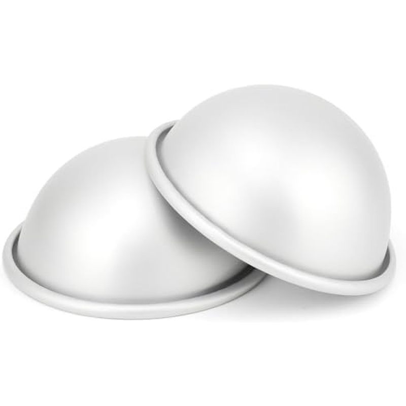 Kundalini 6inch Dome Cake Pan Aluminum Hemisphere 3D Sport Ball DIY Birthday Cake Pan