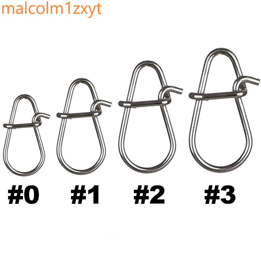 KIXON Xoay Mồi Kết Nối Khóa Snap Kết Nối Phụ Kiện An Toàn Câu Cá Thép Không Gỉ 00 # -3 # Câu Cá Móc 