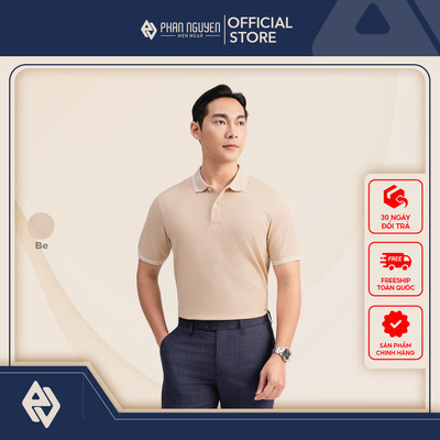 Áo polo ngắn tay nam Phan Nguyễn, chất liệu cao cấp, mềm mại, thoáng mát form regular fit APC.321
