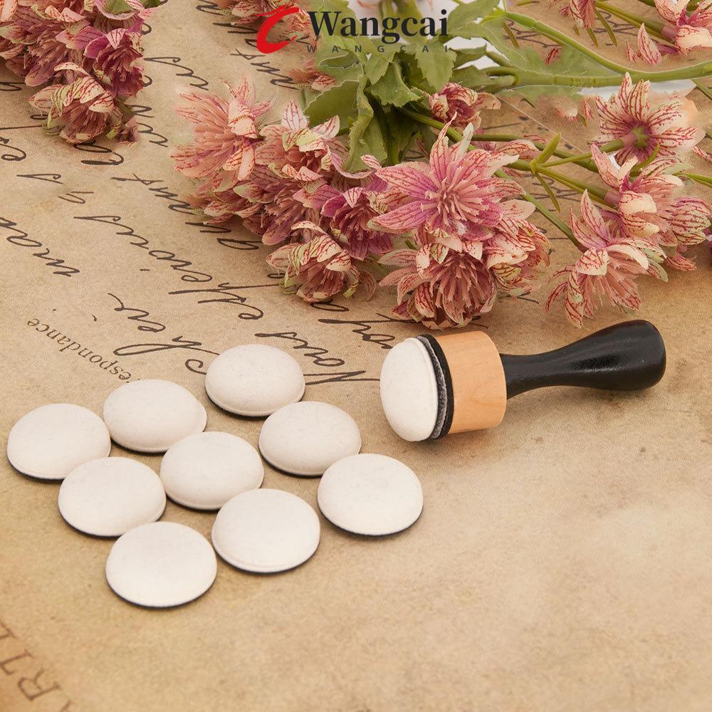 WANGMCAI Mini Ink Paints Mixing Blending Tools, Foam Flat Flat Domed Foam Refills Tool, Blending Too