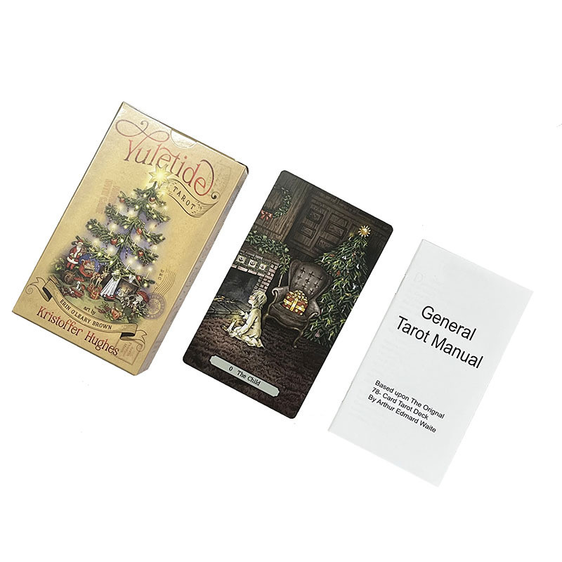 Hàng có sẵn Vận chuyển nhanh 12X7 Tarot Giáng sinh Yuletide Tarot Tarot212360509