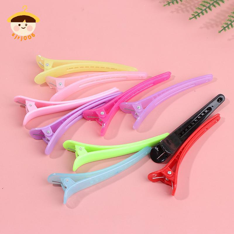 [8C05] 10 Cái / bộ Kẹp Kẹp Tóc Cơ Bản Chuyên Nghiệp Cắt Tóc Kẹp Tóc Tạo Kiểu Salon (8C)
