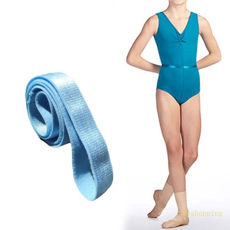 Dây thắt lưng Cotton màu trơn Ivy cho trường múa ba lê và phòng thu khiêu vũ
