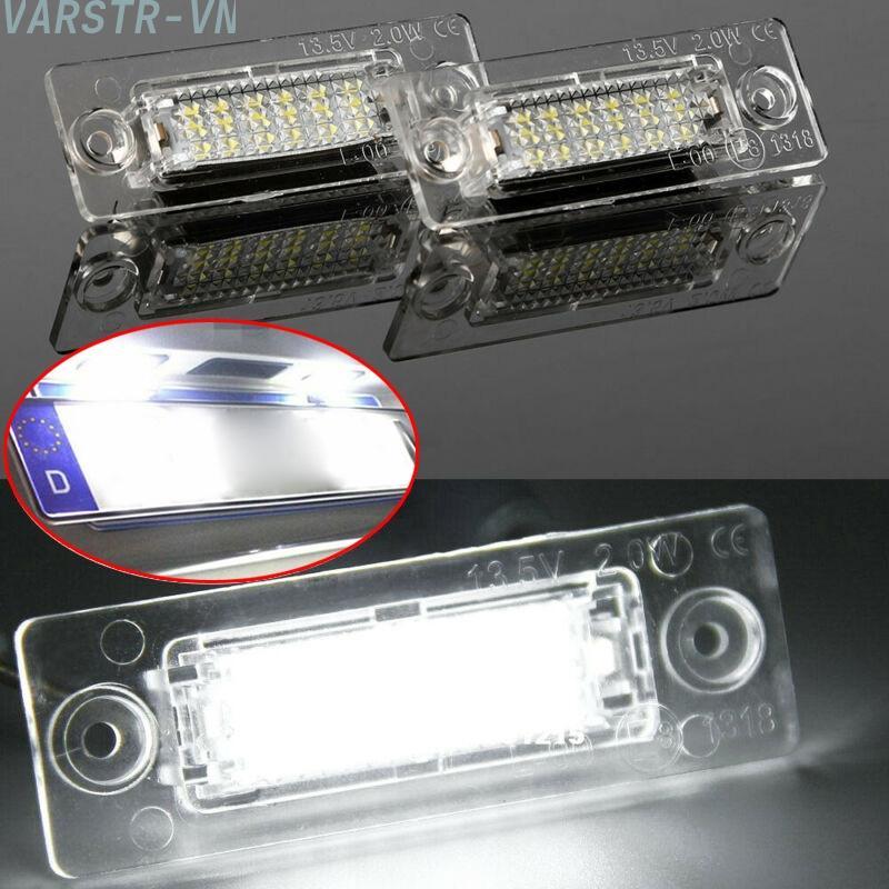 Đèn LED biển số màu trắng sáng cho Touran cho Passat T5 18SMD Siêu sáng
