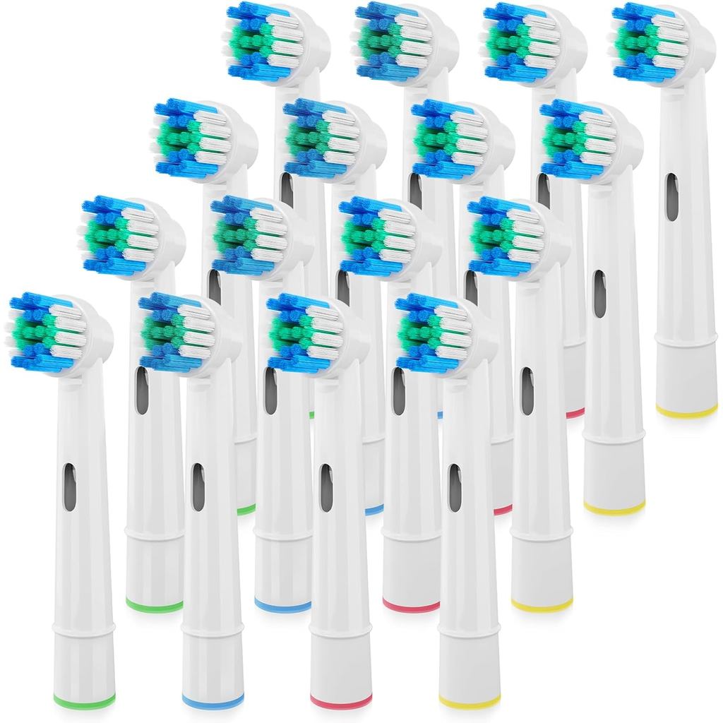 Đầu thay thế 16 gói Tương thích với Bàn chải đánh răng điện Oral B Braun Pro 1000 / 9000 / 5000 / 30