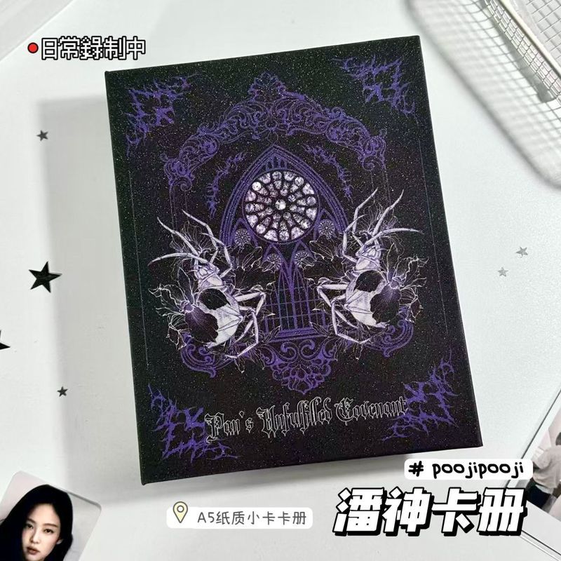 【Fast shipping】binder đựng card a5、binder a5 Album Đựng sheet binder a5 3-inch large-capacity four-g