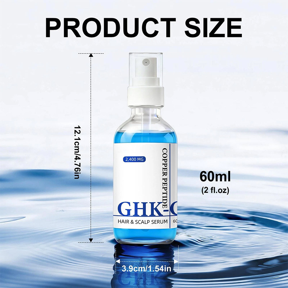 GHK-Cu Copper Peptide Hair & Scalp Serum – 2400mg