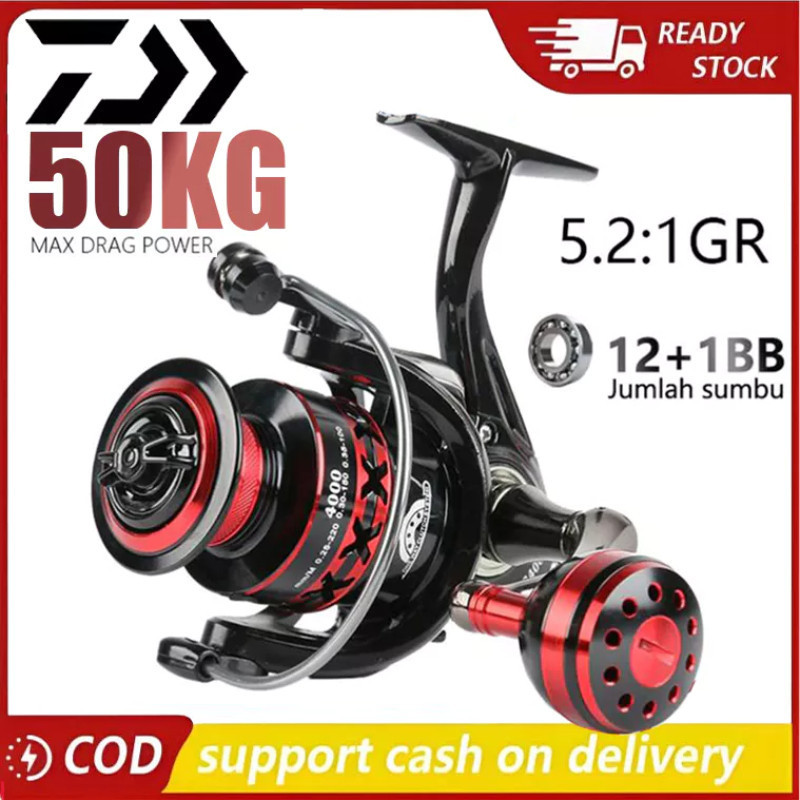 DEUKIO Fishing Reel Jigging Reel Spinning Reel Metal Reel Fshing Rod Set Fishing Set Accessories