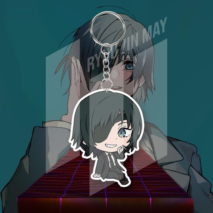 Gantungan Kunci / Keychain / Gantungan HP - Chainsaw Man - Himeno - A, Gantungan Kunci