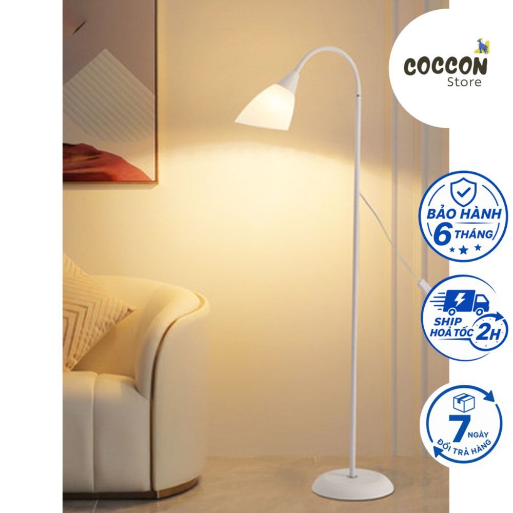 Đèn Cây Đứng Kiểu Đèn Chụp Truyền Sáng Trang Trí Nội Thất Phòng Khách, Đèn Sàn Trang Trí Nội Thất, P