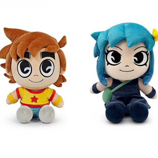 Scott Pilgrim Plush Ramona Flowers Plush Scott Pilgrim vs. the World Couple Plush