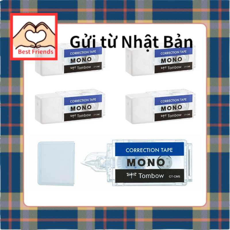 Tombow Correction Tape 5mm MONO Pocket (MONO Eraser-shaped Correction Tape) Disposable Type MONO Col