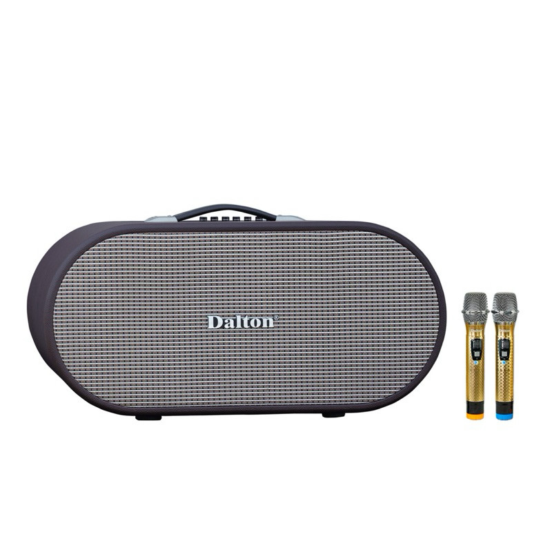 Loa Karaoke Xách Tay Dalton K220C New 2025 (Loa 2 bass 20cm, Công suất 750W, Kèm 2 Micro UHF)