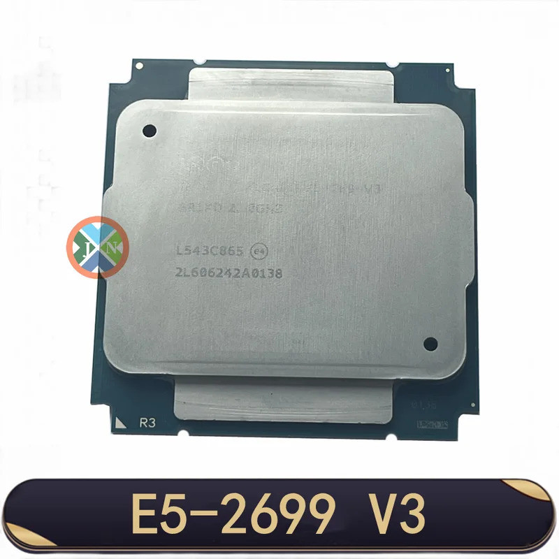 HB Xeon E5-2699 v3 E5 2699v3 E5 2699 v3 2.3 GHz 18-Core 36-Thread 45MB 145W Bộ xử lý CPU LGA 2011-3
